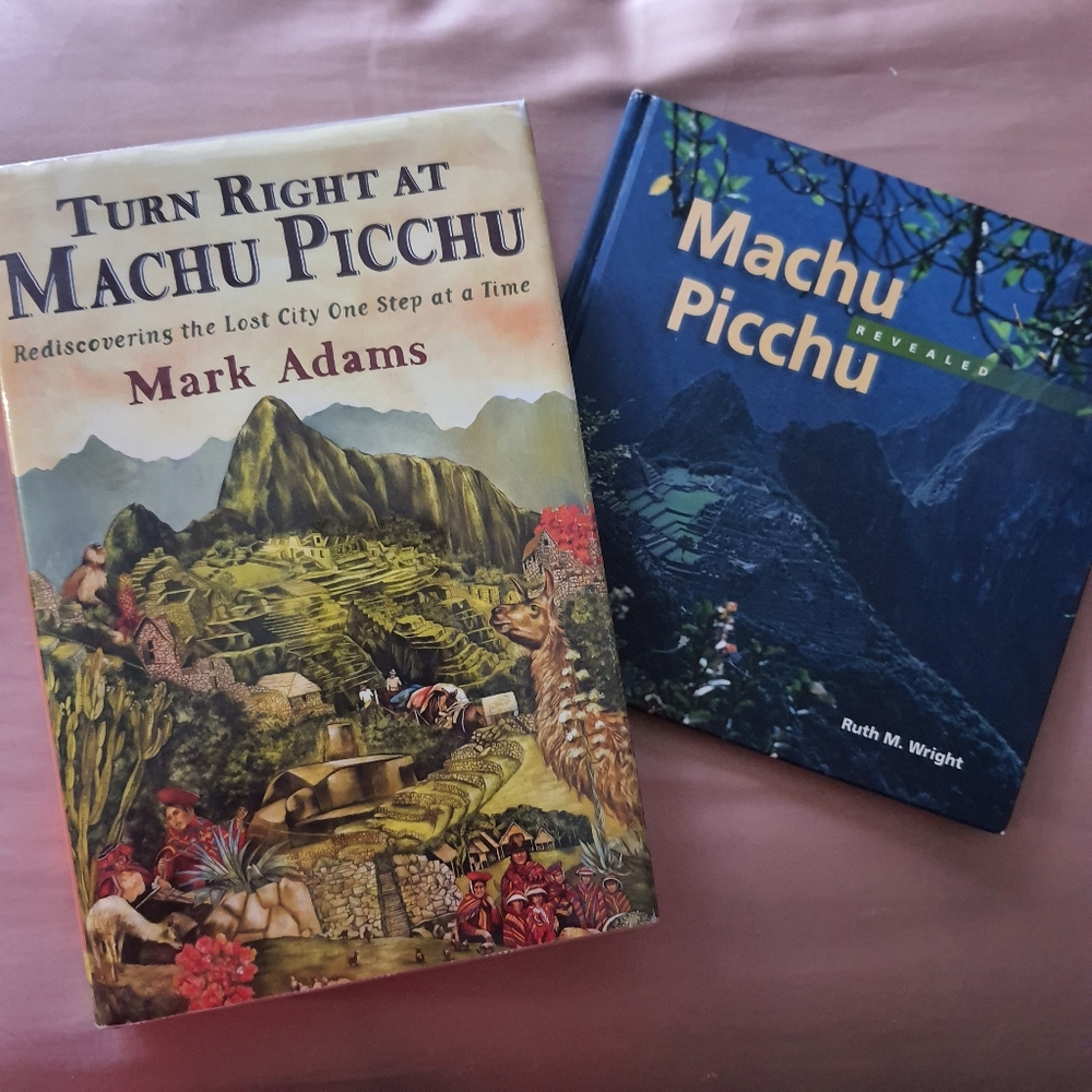 Lot of 2 Machu Picchu Books Hardcover